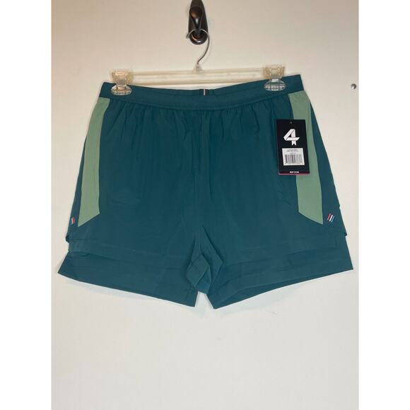 Fourlaps Womens Performance Running Athletic Lined Command Shorts - Picture 2 of 8